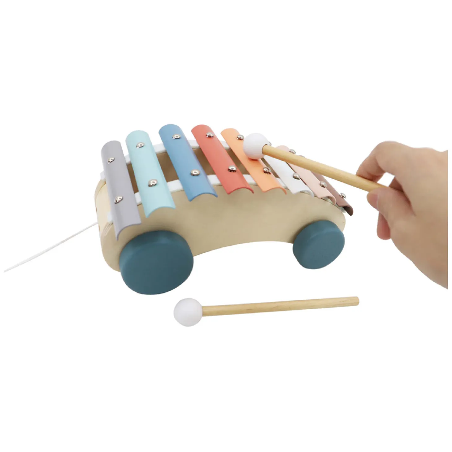 Trekvoertuig Xylofoon Pastel