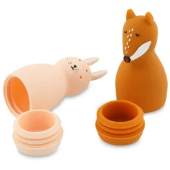 Trixie Badspeelgoed Squeezy Dieren  - Mrs. Rabbit & Mr. Fox