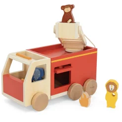 Trixie Houten Dieren Brandweerwagen