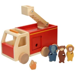 Trixie Houten Dieren Brandweerwagen