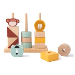 Trixie Houten Dieren Stapelblokken, 15dlg.