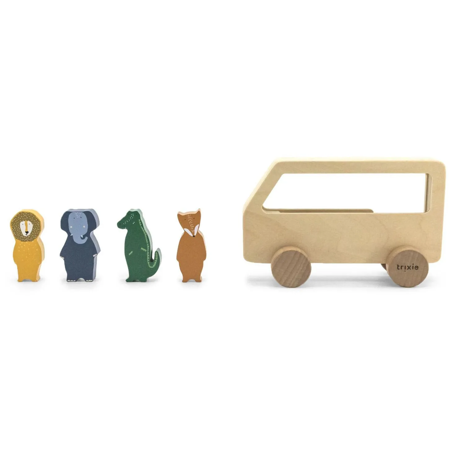 Trixie Houten Dierenbus, 5dlg.