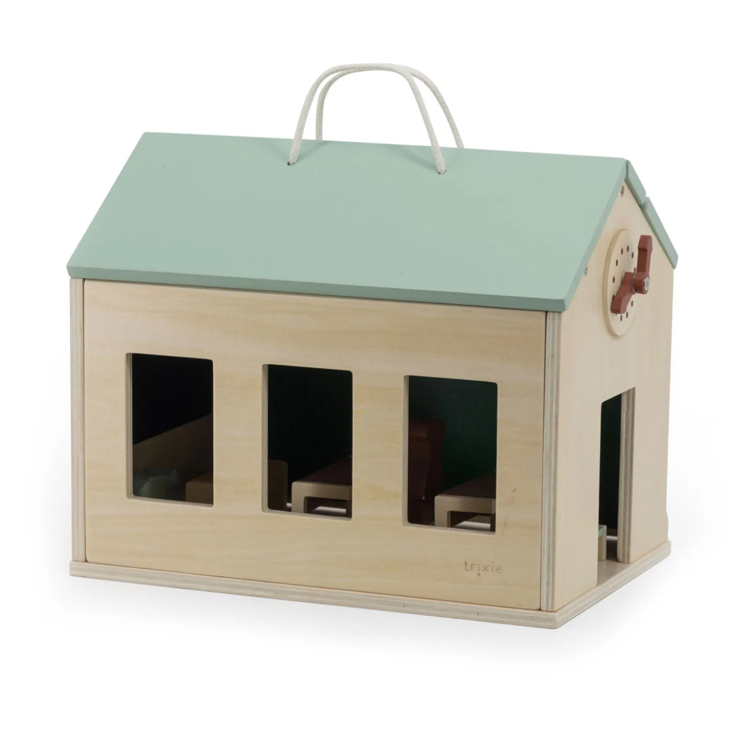 Trixie Houten School met Accessoires