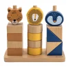 Trixie Houten Stapelblokken Wilde Dieren, 16dlg.