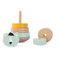 Trixie Houten Stapelspeelgoed - Mr. Polar Bear, 7dlg.