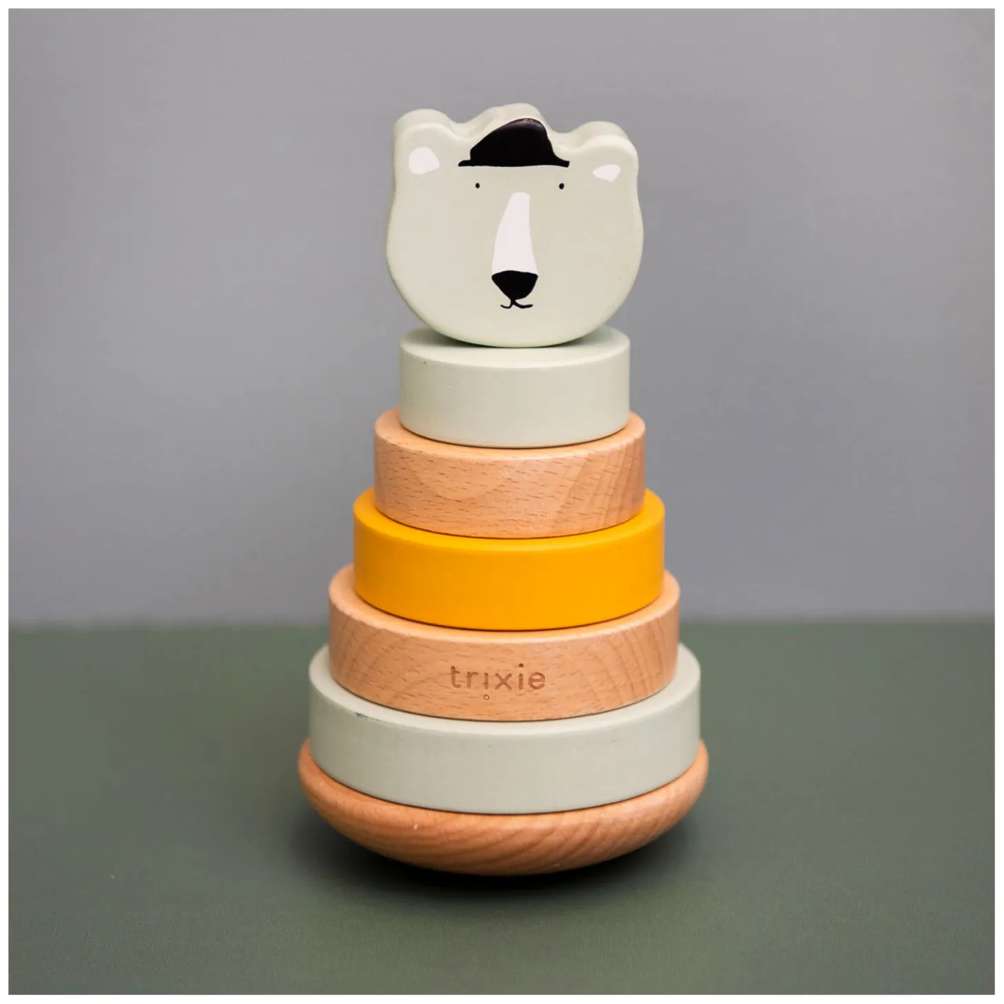 Trixie Houten Stapelspeelgoed - Mr. Polar Bear, 7dlg.