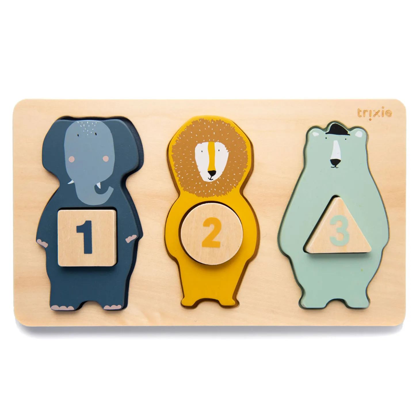 Trixie Houten Telpuzzel Dieren, 6st.