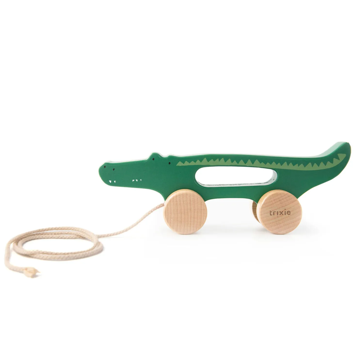 Trixie Houten Trekfiguur - Mr. Crocodile