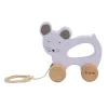 Trixie Houten Trekfiguur  - Mrs. Mouse