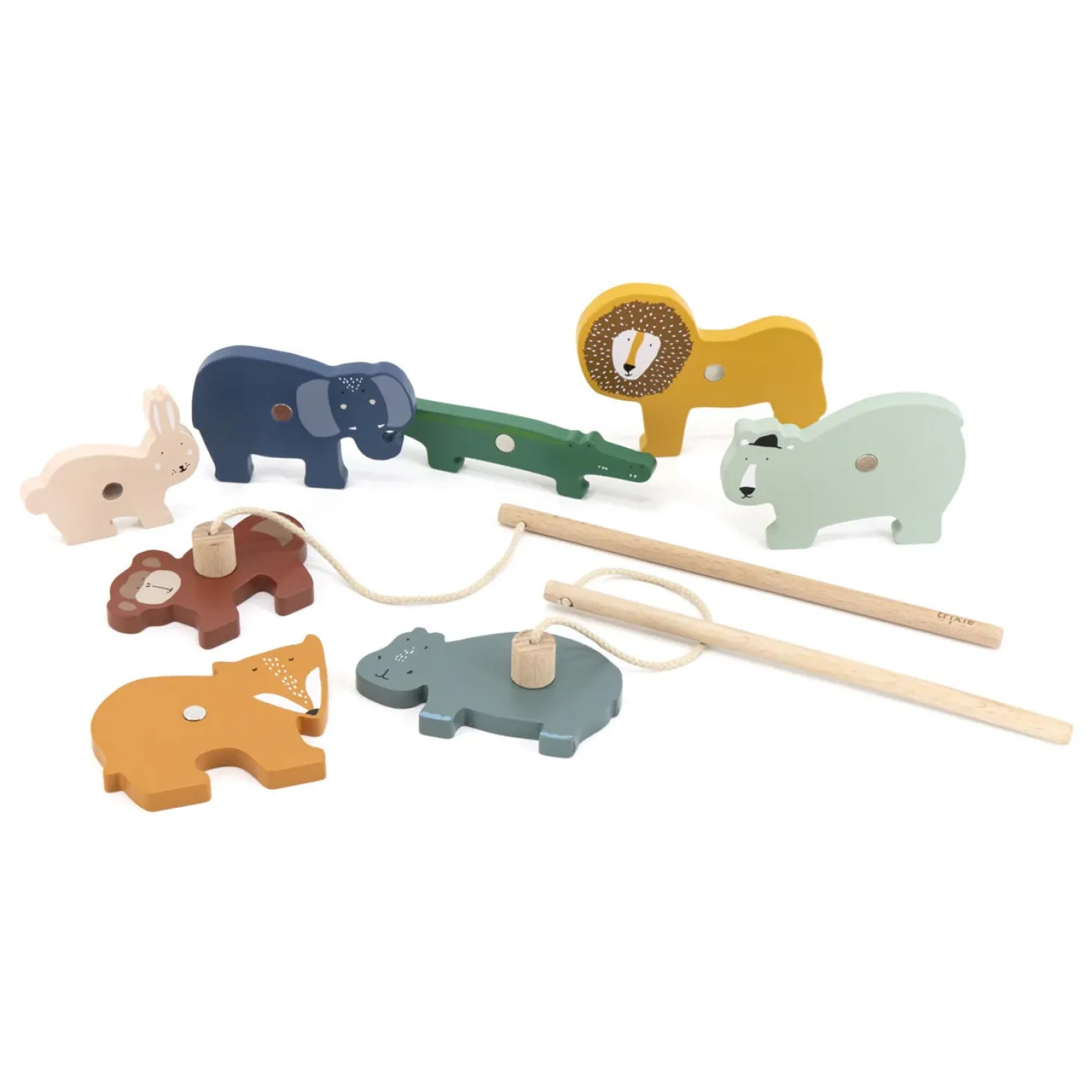 Trixie Houten Visspel Dieren