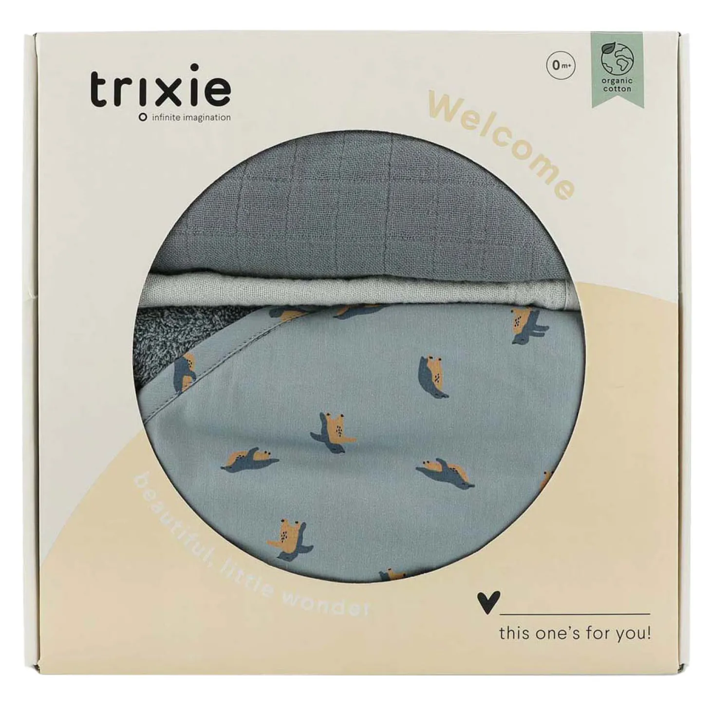 Trixie Newborn Geschenkdoos L - Peppy Penguins