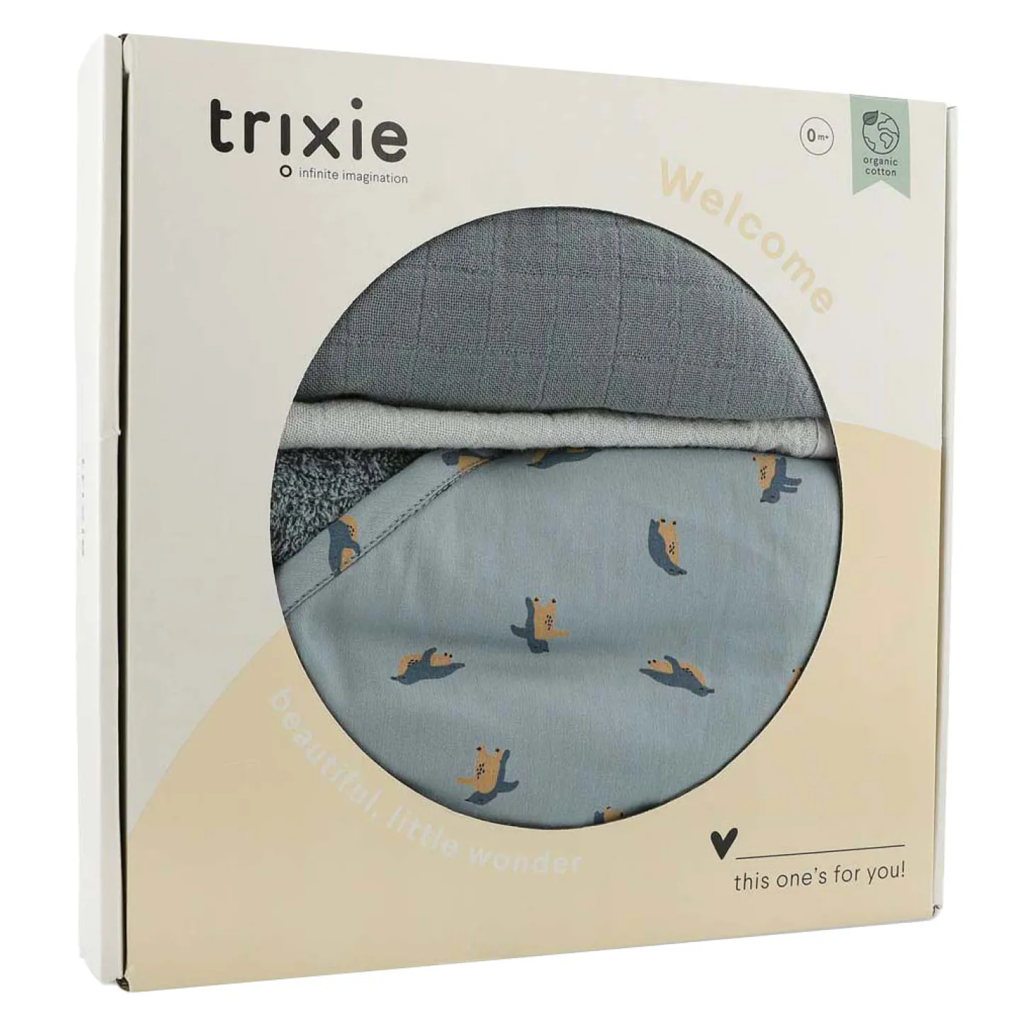 Trixie Newborn Geschenkdoos L - Peppy Penguins