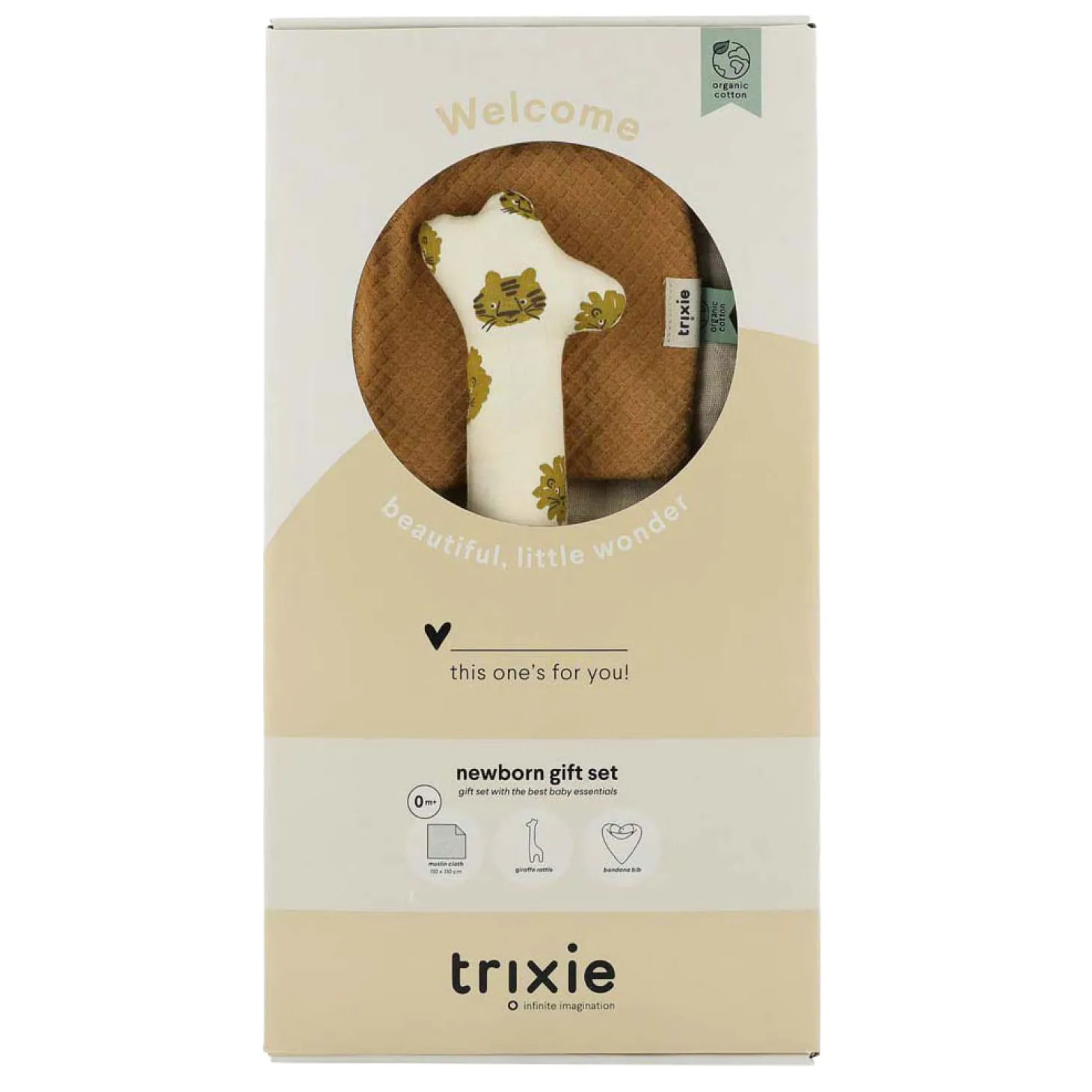 Trixie Newborn Geschenkdoos M - Lucky Leopard