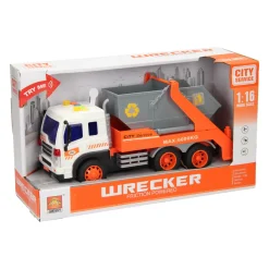 Truck met Afzetbak met Licht en Geluid