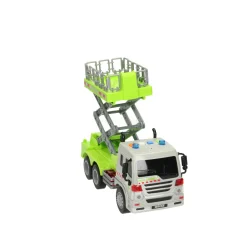 Truck met Hoogwerker met Licht en Geluid