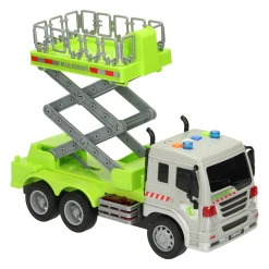Truck met Hoogwerker met Licht en Geluid
