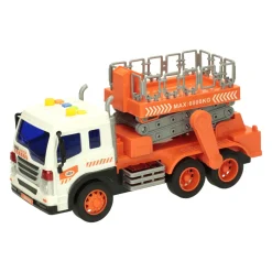 Truck met Hoogwerker met Licht en Geluid