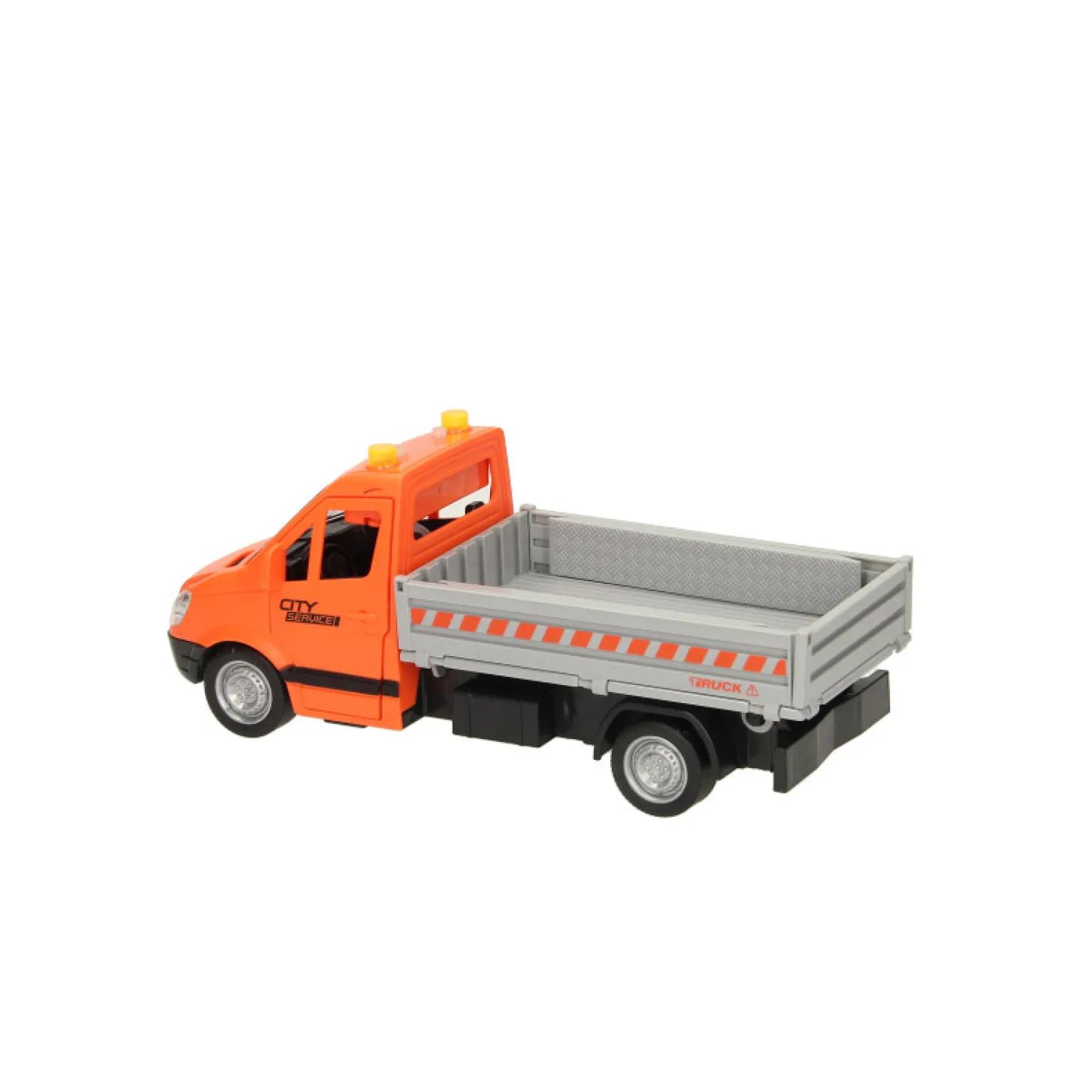 Truck Wegwerkzaamheden met Licht en Geluid