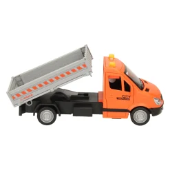 Truck Wegwerkzaamheden met Licht en Geluid