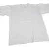 T-shirt Wit met Ronde Hals Katoen, Maat L