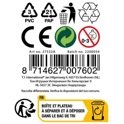 Turbo Racers Mini Rally Pull-backauto's, 9st.