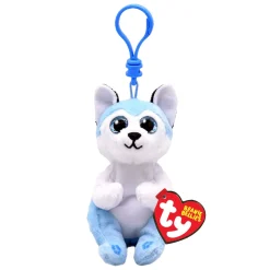 Ty Beanie Babies Bellies Clip Thunder Husky, 10cm