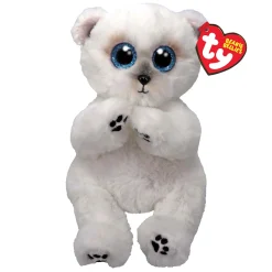 Ty Beanie Babies Bellies Wuzzy Bear White, 15cm