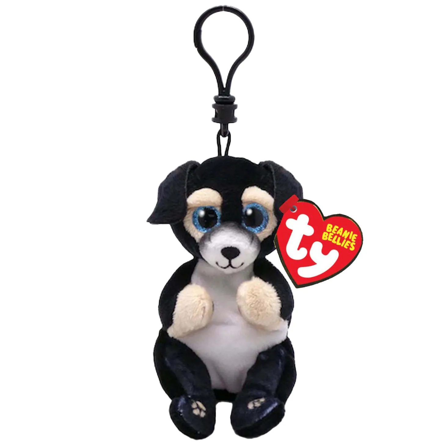 Ty Beanie Babies Bellies Clip Ranger Dog, 10cm