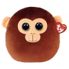 Ty Squish a Boo Dunston Brown Monkey, 31cm