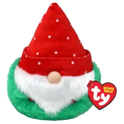 Ty Teeny Puffies Christmas Gnome Topsy , 10cm