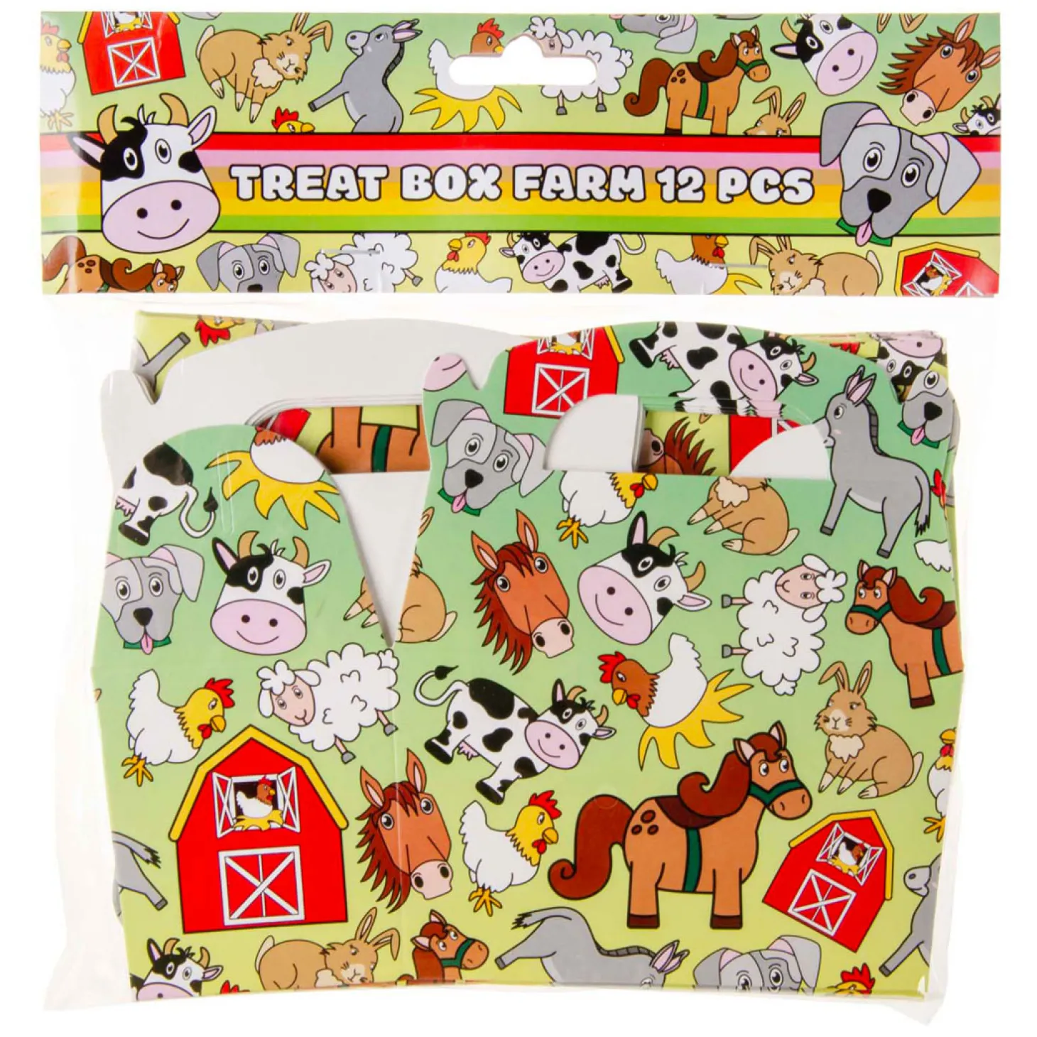Uitdeelbox Boerderijdieren, 12st.