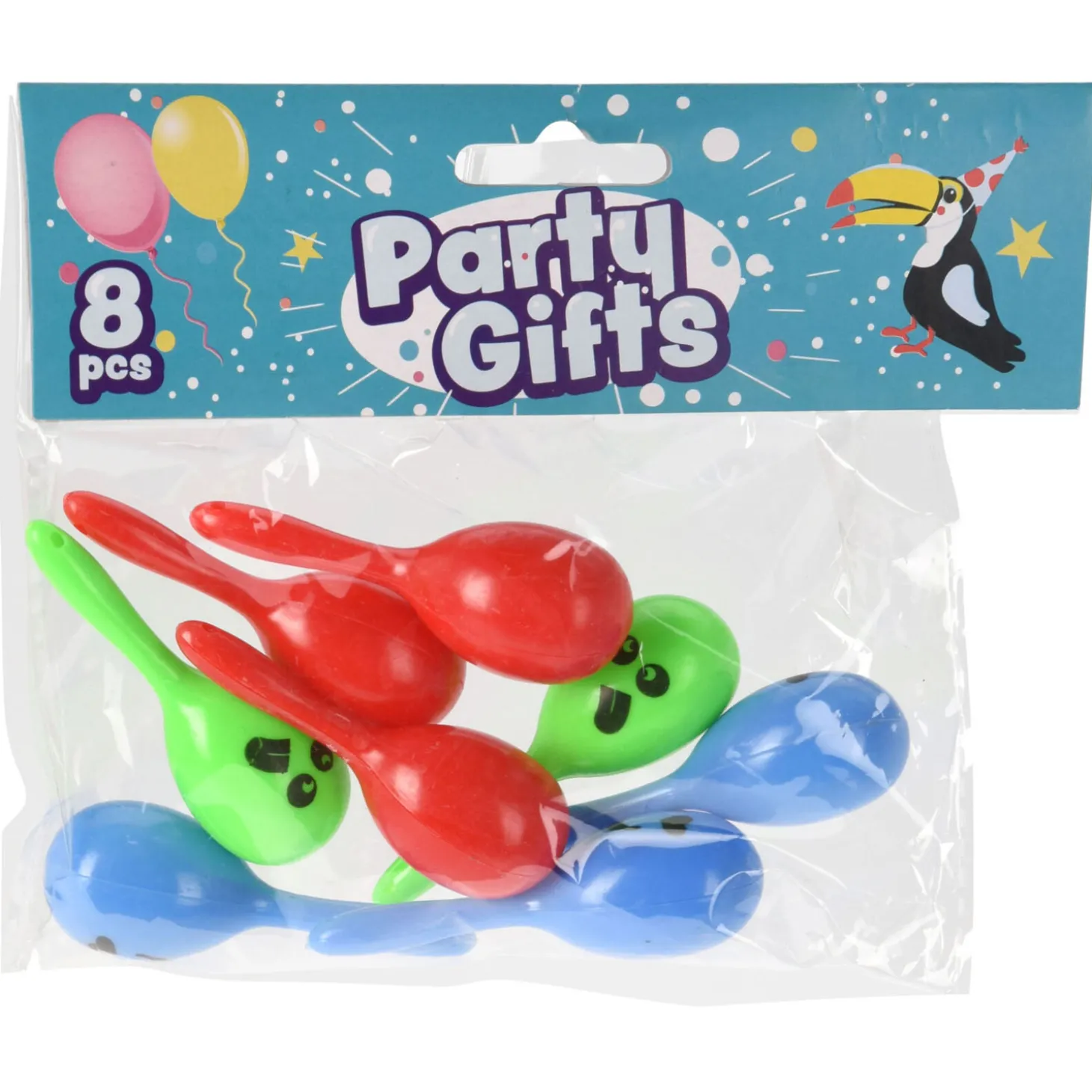 Uitdeelcadeautjes Maracas,, 8st.
