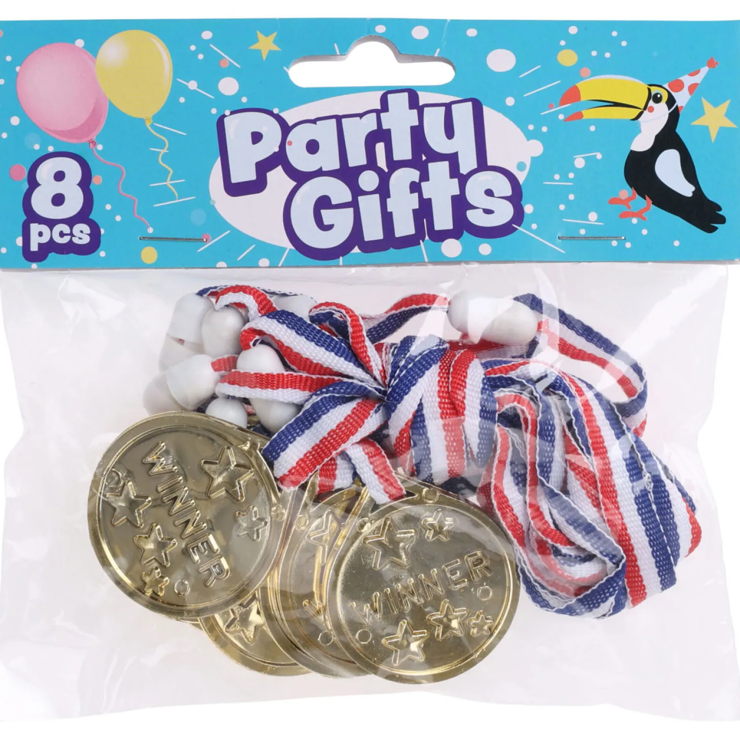 Uitdeelcadeautjes Medailles, 8st.