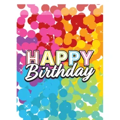 Uitdeelzakjes Happy Birthday, 8st.