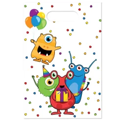 Uitdeelzakjes Monster Party, 6st.