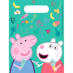 Uitdeelzakjes Peppa Pig, 6st.