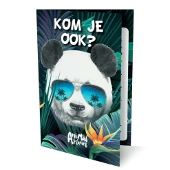 Uitnodigingen Animal Planet Panda, 6st.