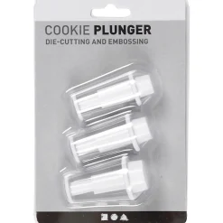 Uitsteekvormen met Stempel Cirkel, 3st.