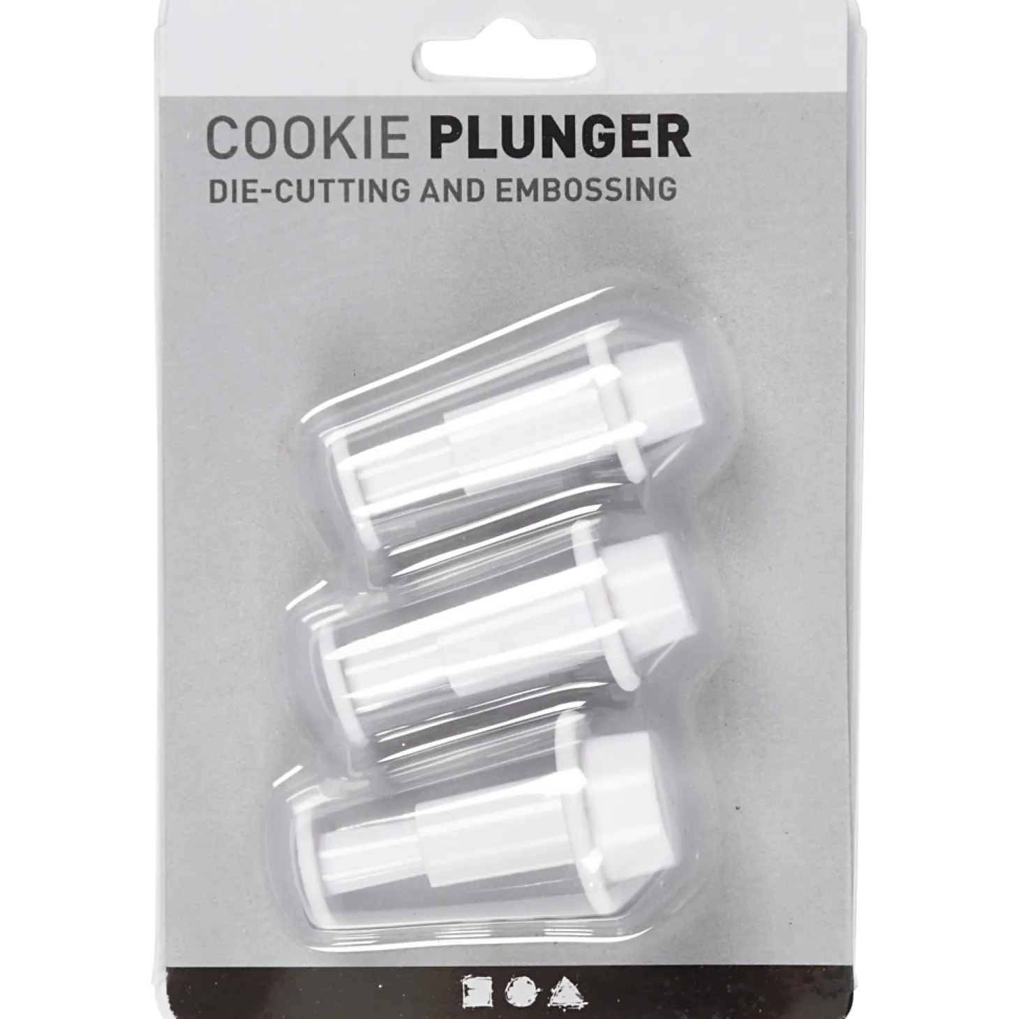 Uitsteekvormen met Stempel Cirkel, 3st.