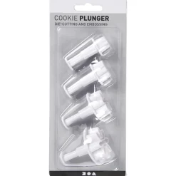 Uitsteekvormen met Stempel Ster, 3st.