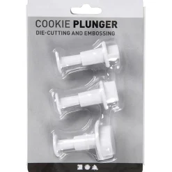 Uitsteekvormen met Stempel Hart, 3st.