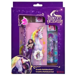 Unicorn Academy Creatieve Set met Notitieboek, 8dlg