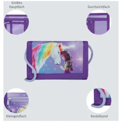 Unicorn Academy Portemonnee met Koord