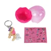 Unicorn Sleutelhanger in Ei met Stickers, set van 12 stuks