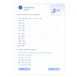 Vakantie oefenblaadjes  herhalingsoefeningen taal en rekenen