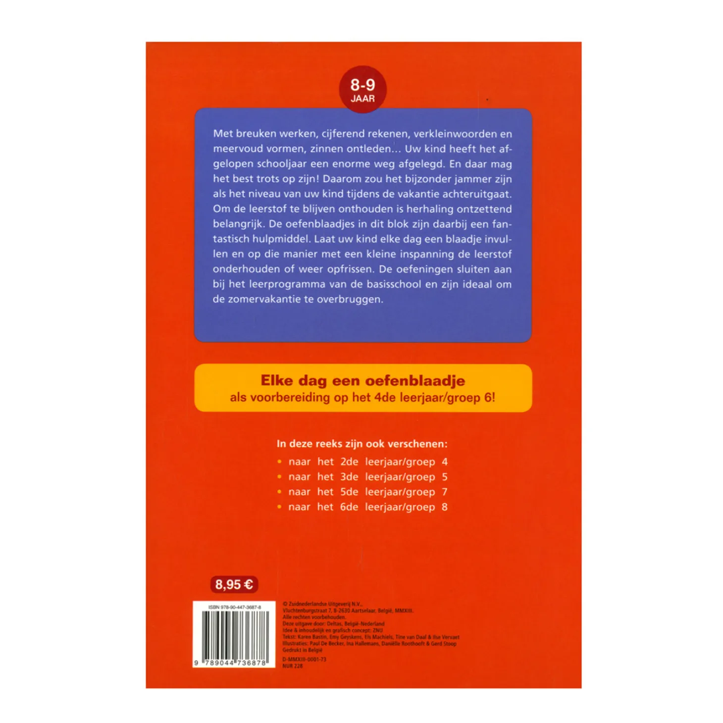 Vakantie oefenblaadjes herhalingsoefeningen taal en rekenen