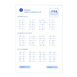 Vakantie oefenblaadjes