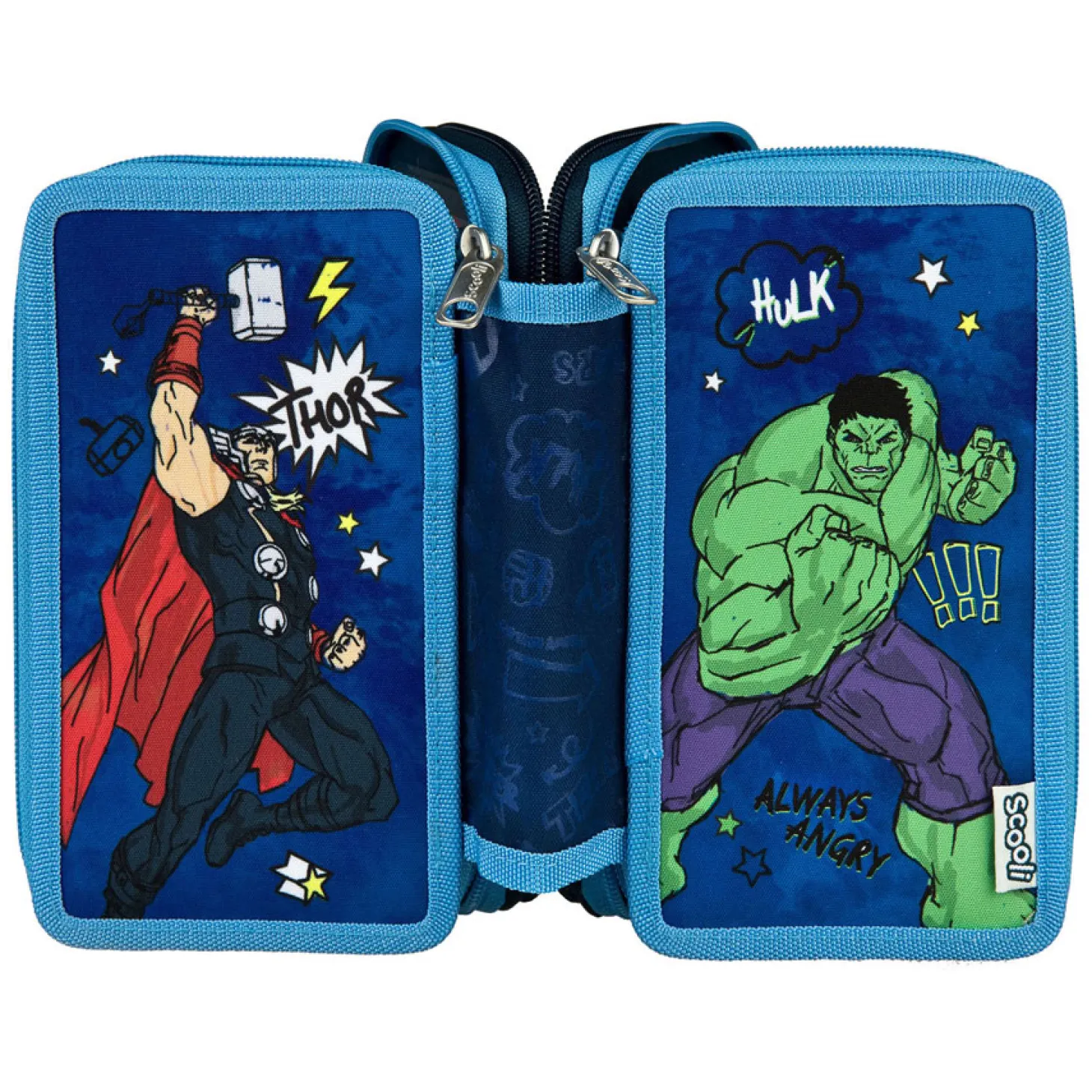 3-Vaks Gevulde Etui Avengers