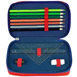 3-Vaks Gevulde Etui Spiderman