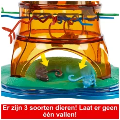 Vallende Aapjes Schommelend Boomfeest Kinderspel